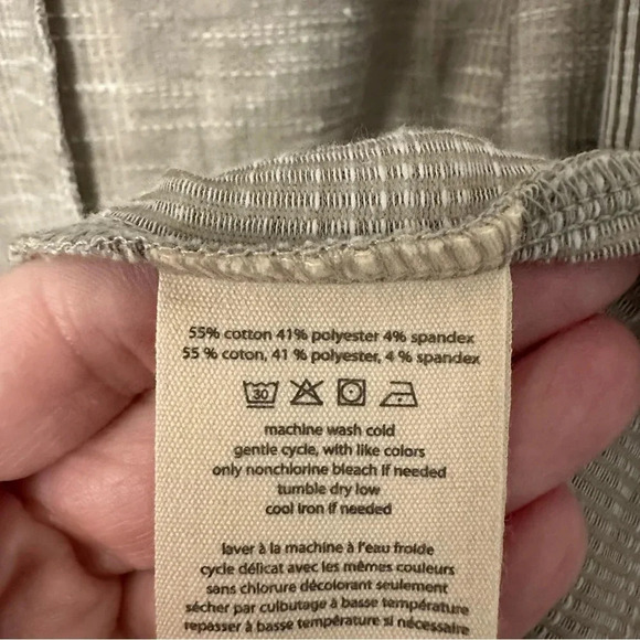 Donni Women's 3/4 Sleeve Gray Ribbed Open Cardigan w/ Pockets Sz OSFA Plus GUC - Picture 7 of 9